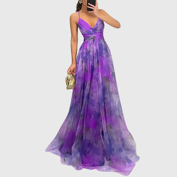 Giselle Stijlvolle Maxi Jurk met Bloemenprint