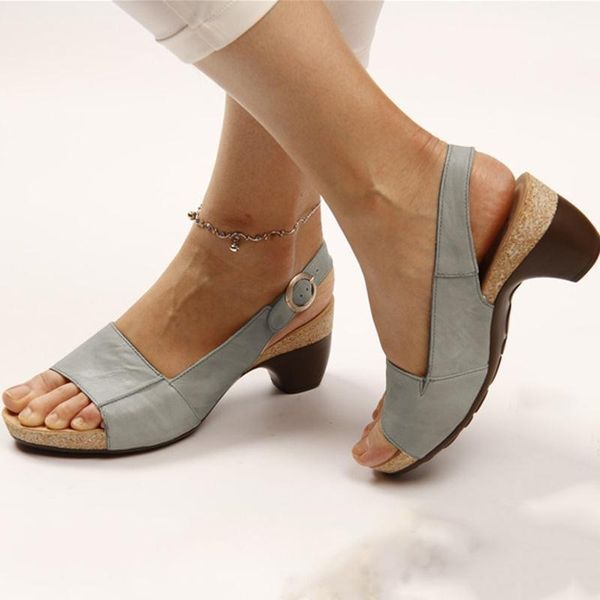 Adrianna Comfortabele Sandalen met Blokhak