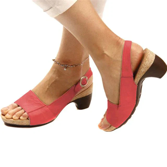 Adrianna Comfortabele Sandalen met Blokhak