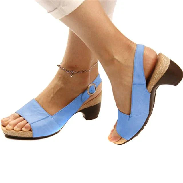 Adrianna Comfortabele Sandalen met Blokhak