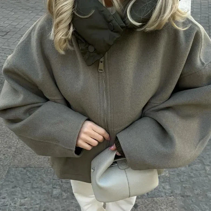 Dames Casual Oversized Jas met Capuchon – Zacht en Duurzaam Materiaal