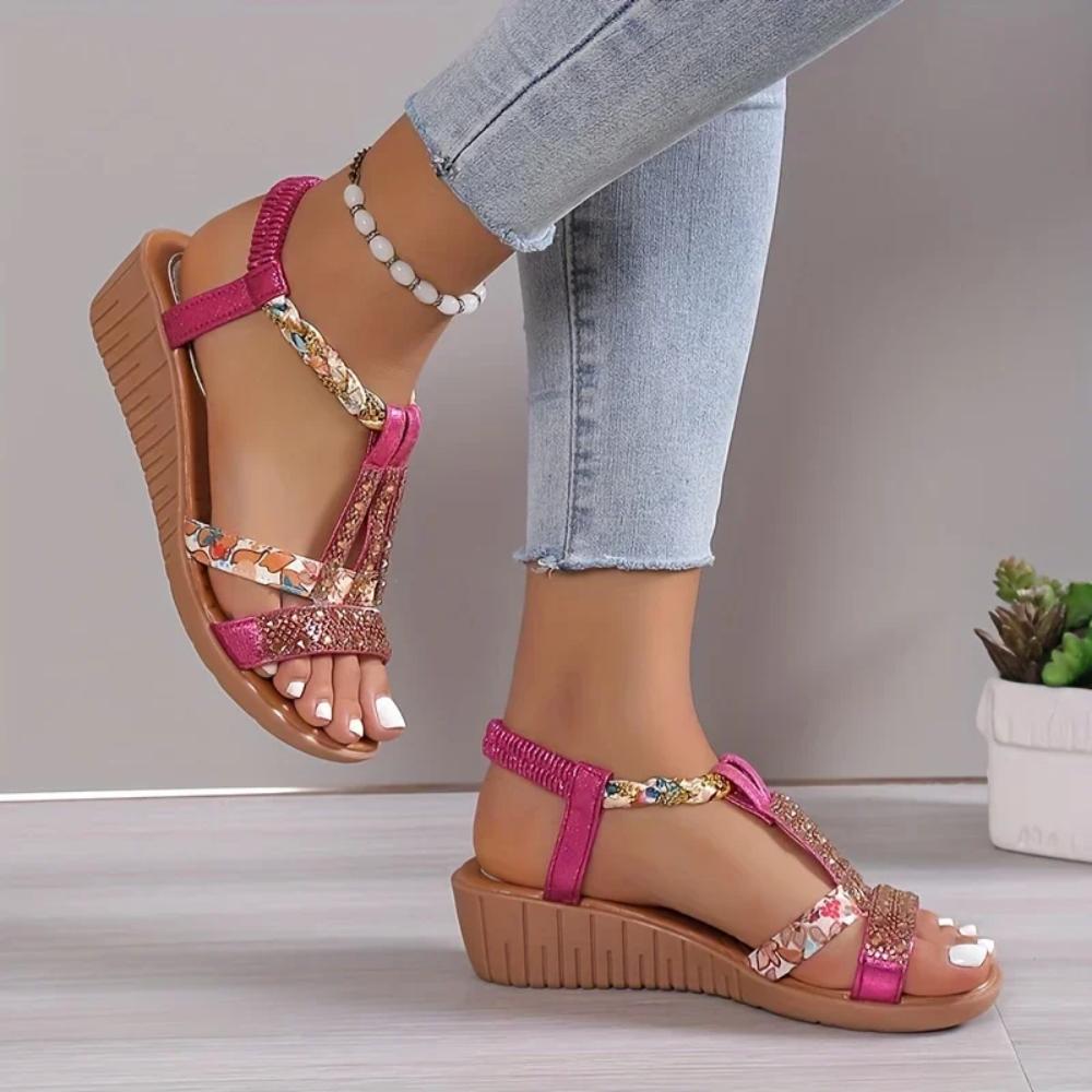 Anastasia Comfortabele Sandalen met Blokhak