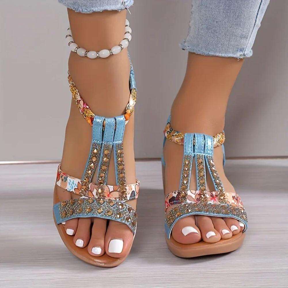 Anastasia Comfortabele Sandalen met Blokhak