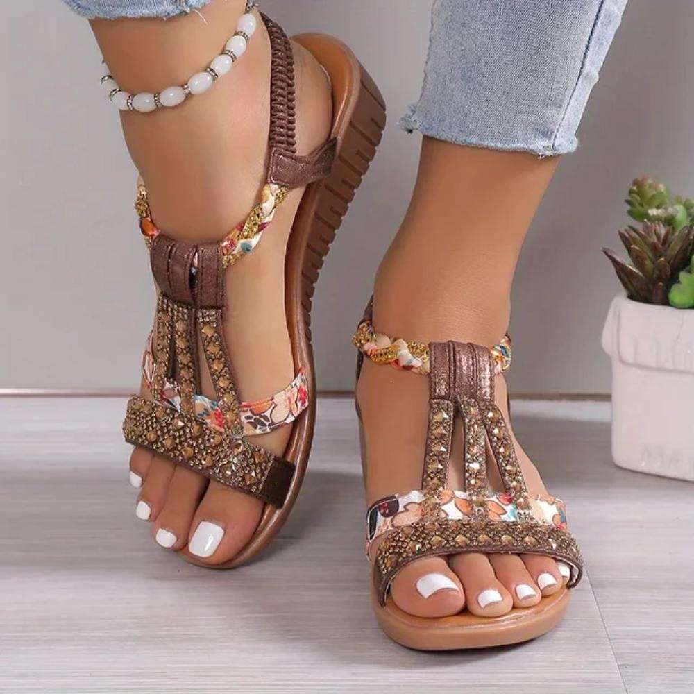Anastasia Comfortabele Sandalen met Blokhak