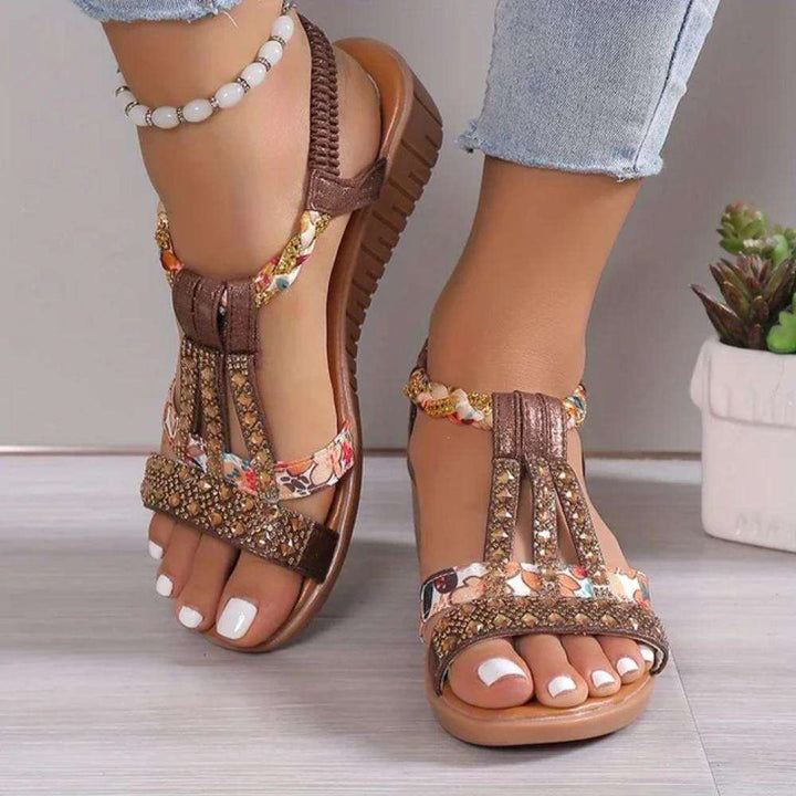 Anastasia Comfortabele Sandalen met Blokhak