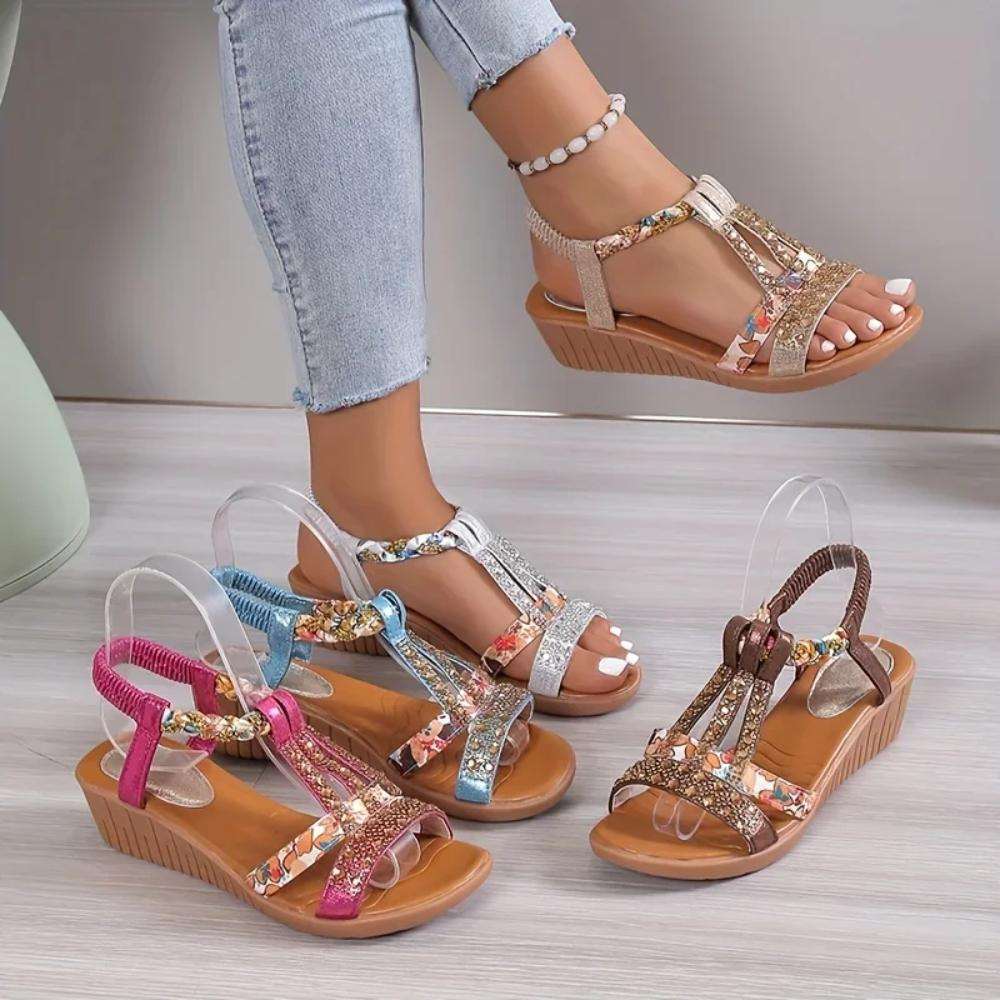 Anastasia Comfortabele Sandalen met Blokhak