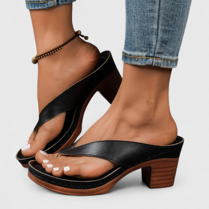 Anastasia Comfortabele Sandalen met Blokhak