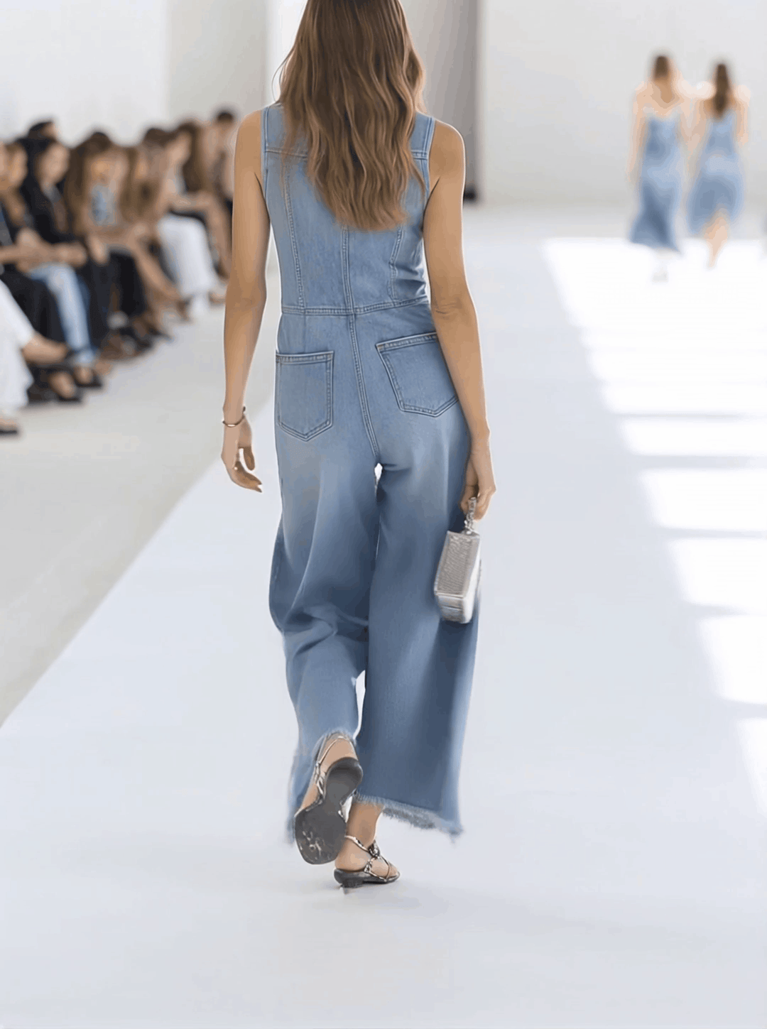 Andromeda Wijde Jumpsuit met Knoopdetails
