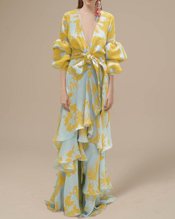 Aurelia Tijdloze Maxi Jurk met V-hals