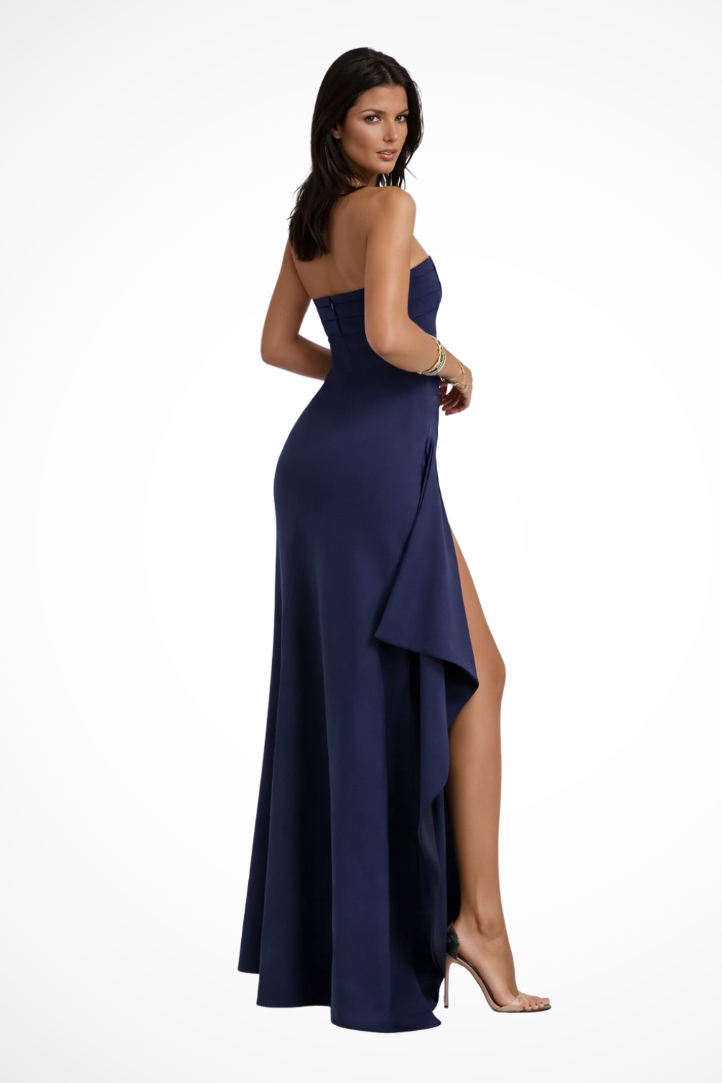 Aurelia Getailleerde Maxi Jurk