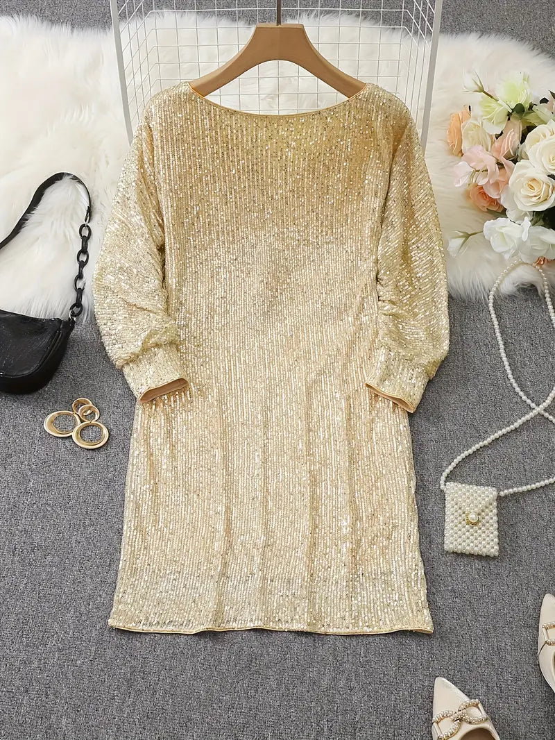 Lize Elegante Mini Jurk met One-shoulder