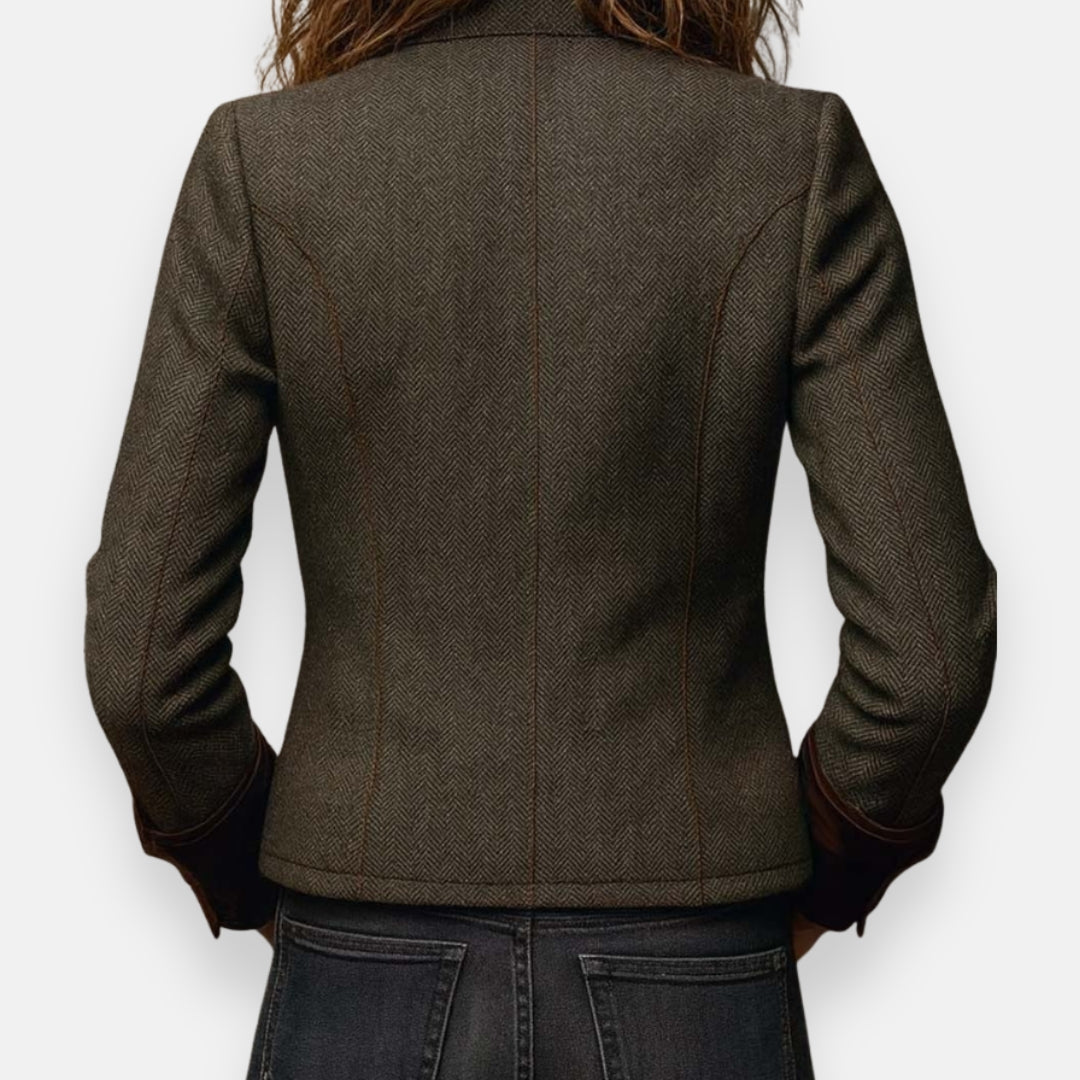 Bianca Stijlvolle Jas met Knoopdetails