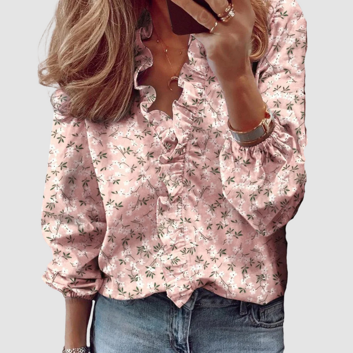 Brielle Stijlvolle Blouse met Bloemenprint