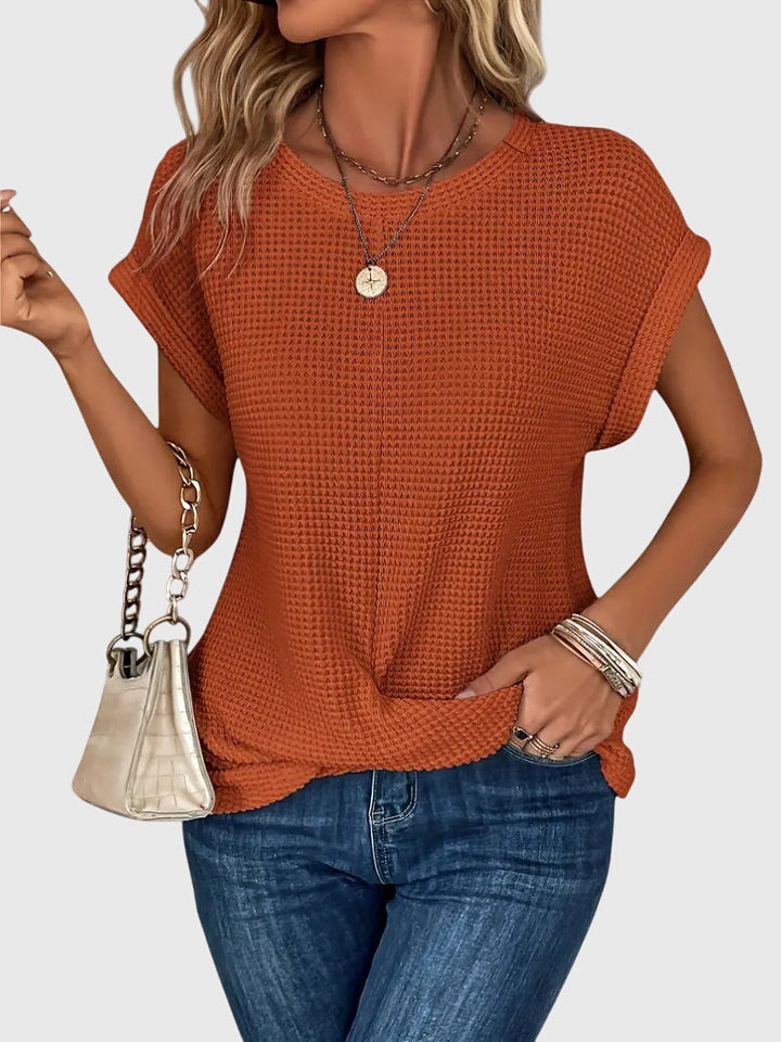 Isa Elegante Blouse met Ronde hals
