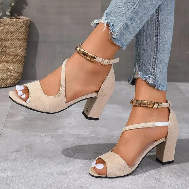 Camille Elegante Sandalen met Blokhak