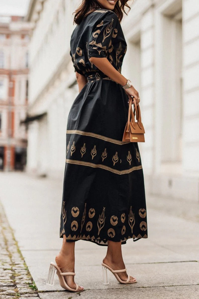 Cassandra Tijdloze Midi Jurk