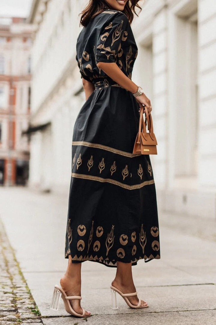 Cassandra Tijdloze Midi Jurk