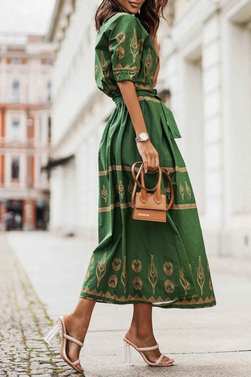 Cassandra Tijdloze Midi Jurk