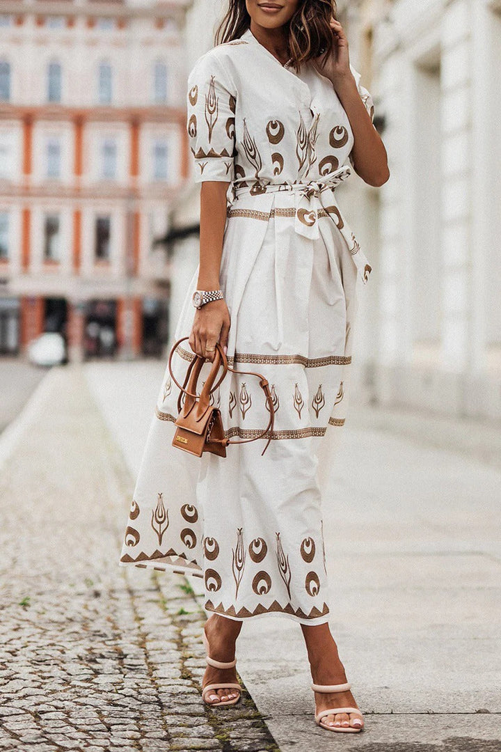 Cassandra Tijdloze Midi Jurk
