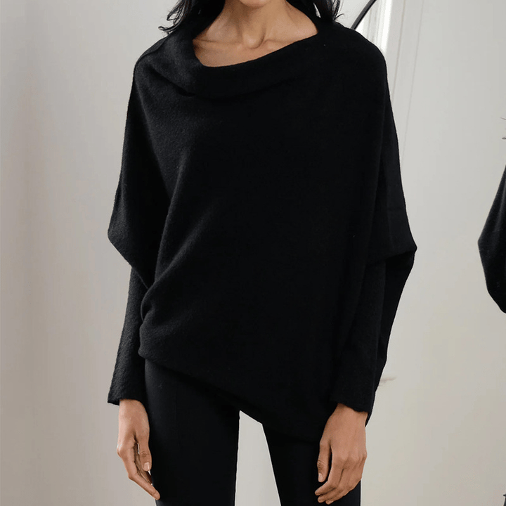Celestina Relaxte Trui met Off-shoulder