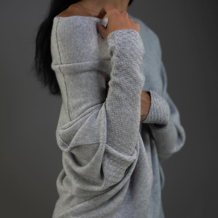 Celestina Relaxte Trui met Off-shoulder