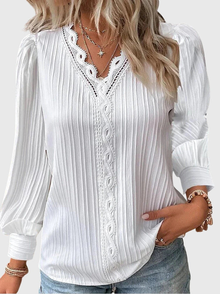 Andrea Getailleerde Blouse