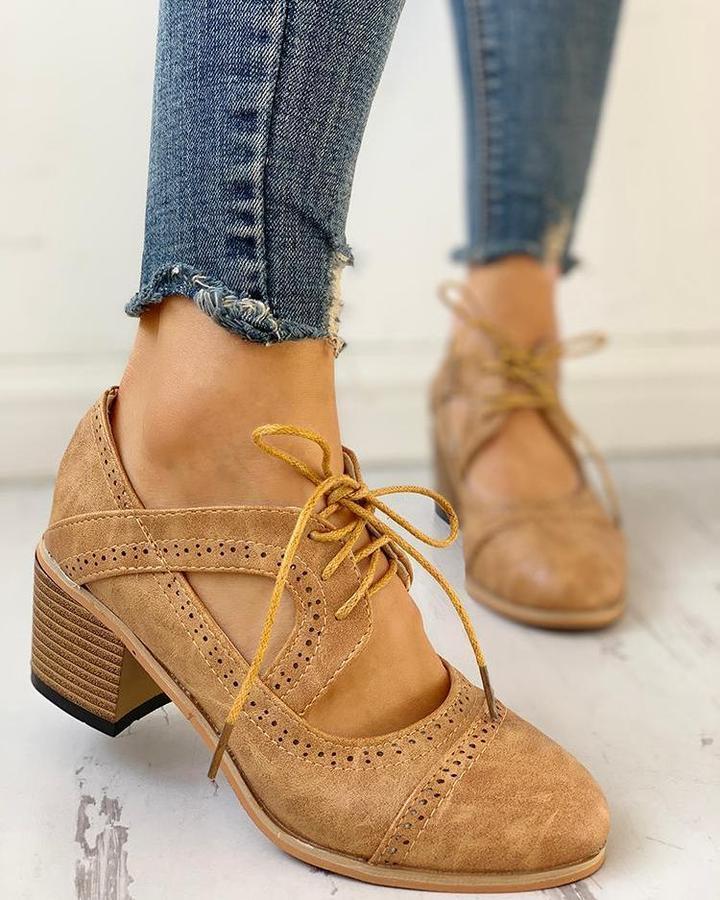 Daphne Stijlvolle Schoenen met Blokhak