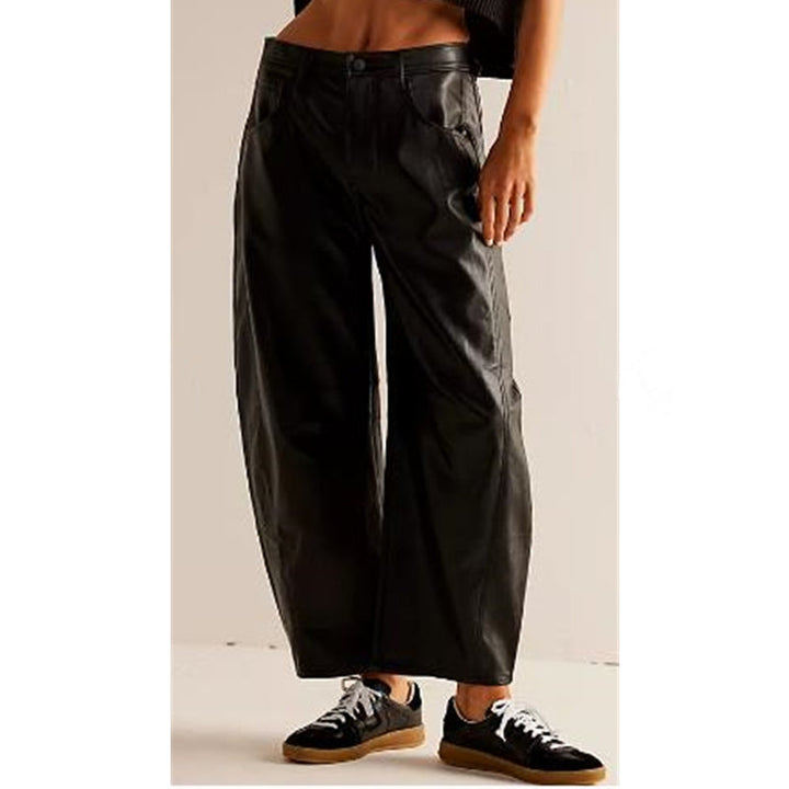 Barrel Getailleerde Broek met Zakken
