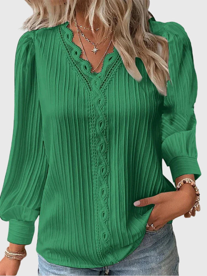 Andrea Getailleerde Blouse