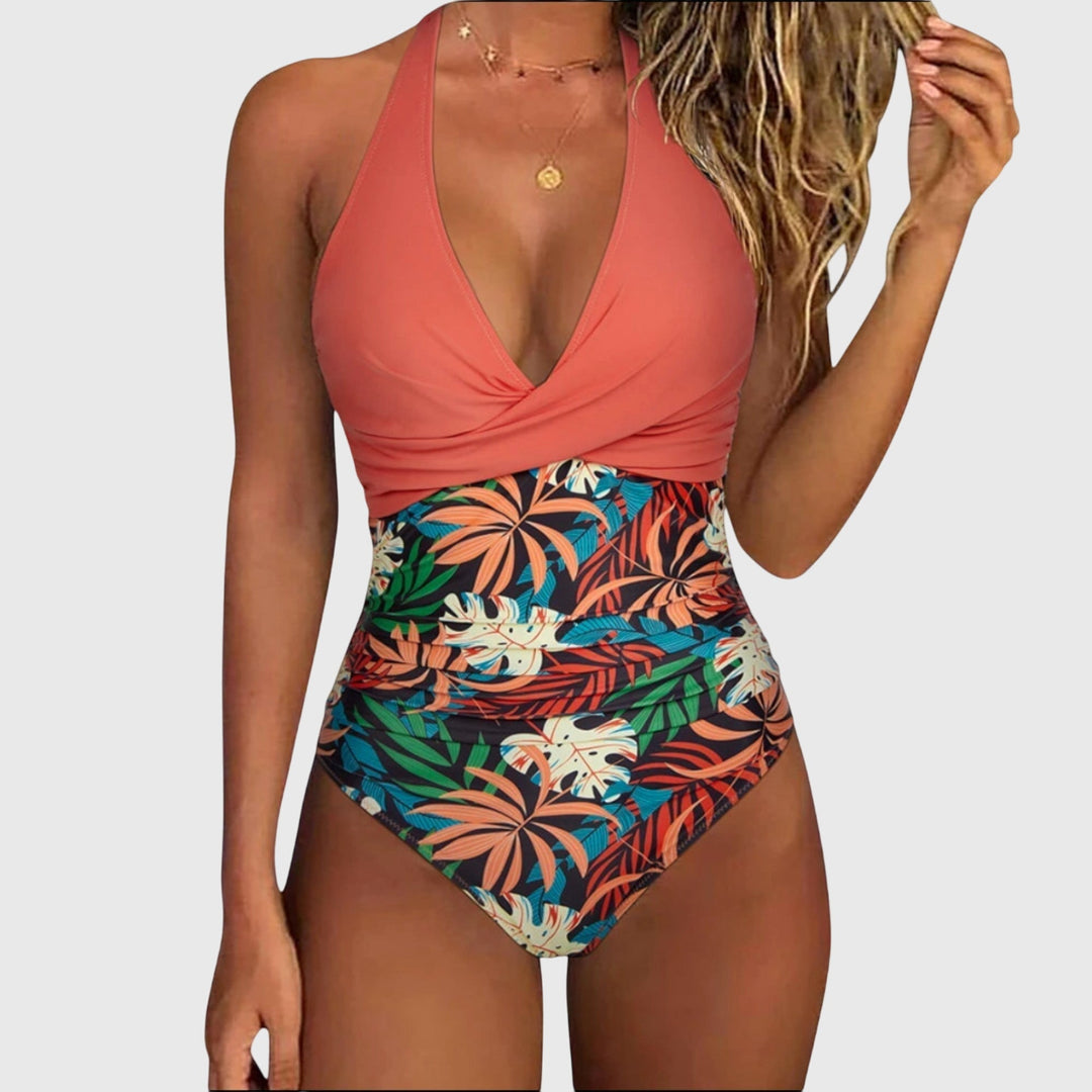 Marleen Getailleerde Bikini met V-hals