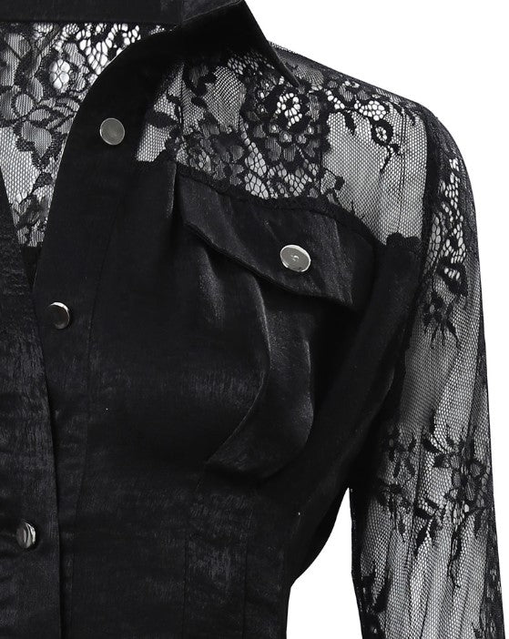 Evangeline Tijdloze Mini Jurk met Knoopdetails