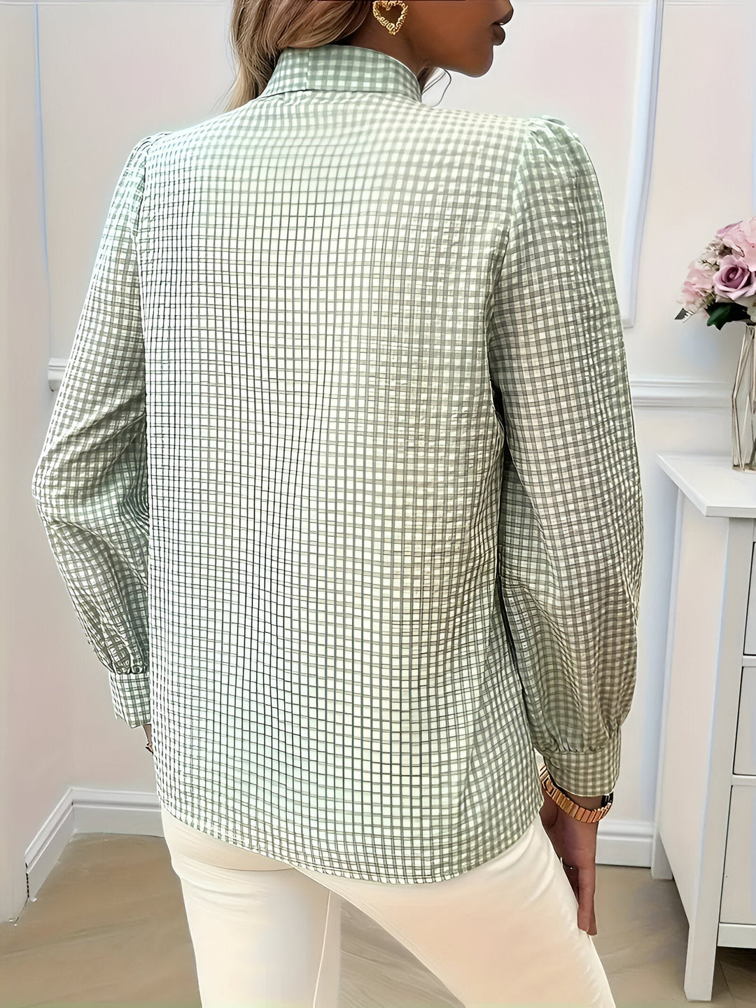Brielle Tijdloze Blouse met Strikdetail