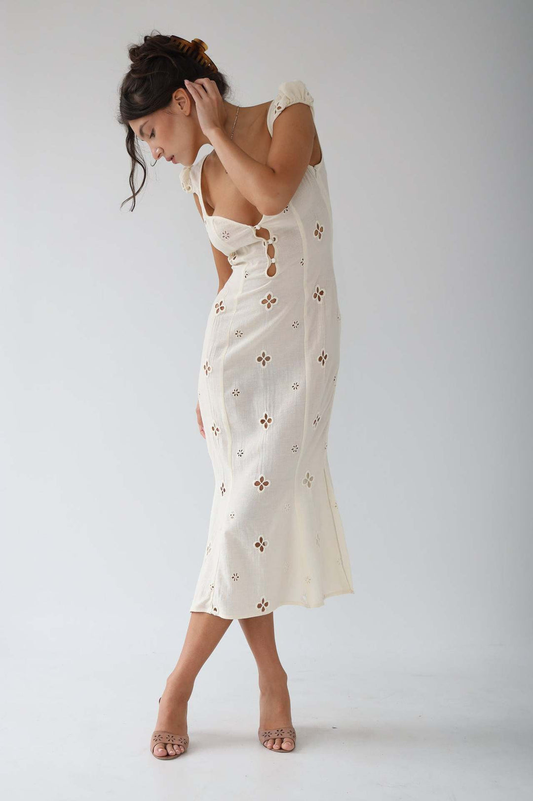 Isabella Elegante Midi Jurk