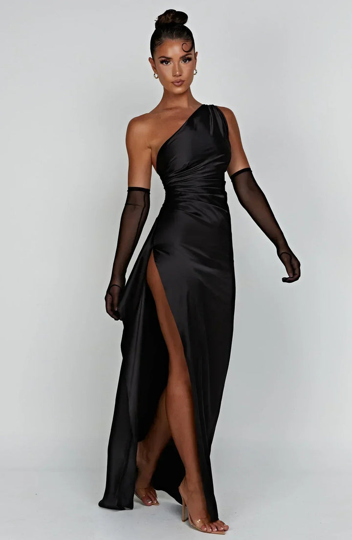 Fallon Elegante Maxi Jurk met Split