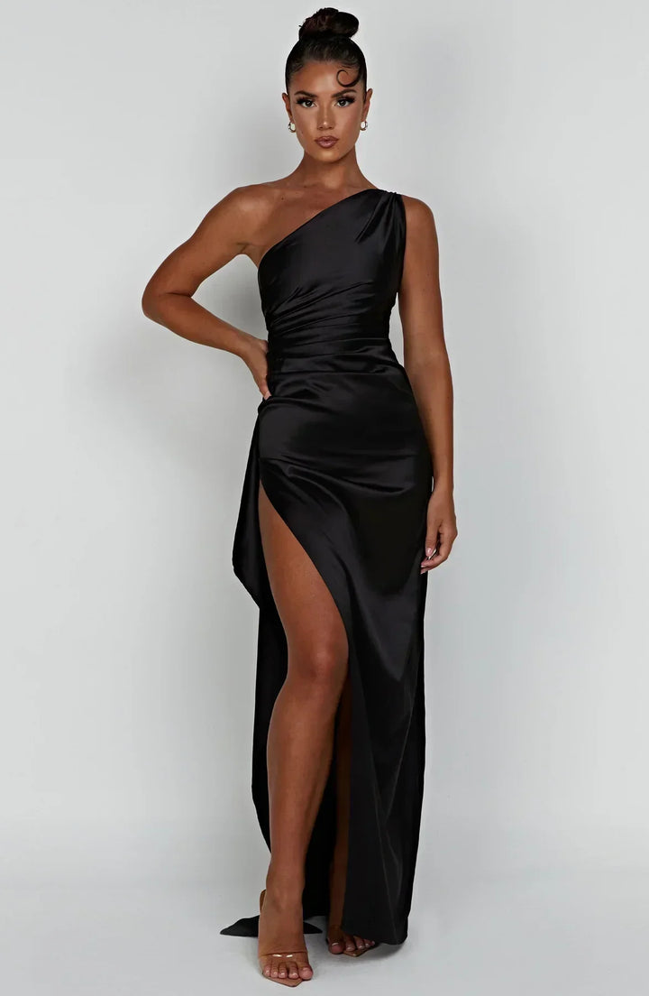 Fallon Elegante Maxi Jurk met Split