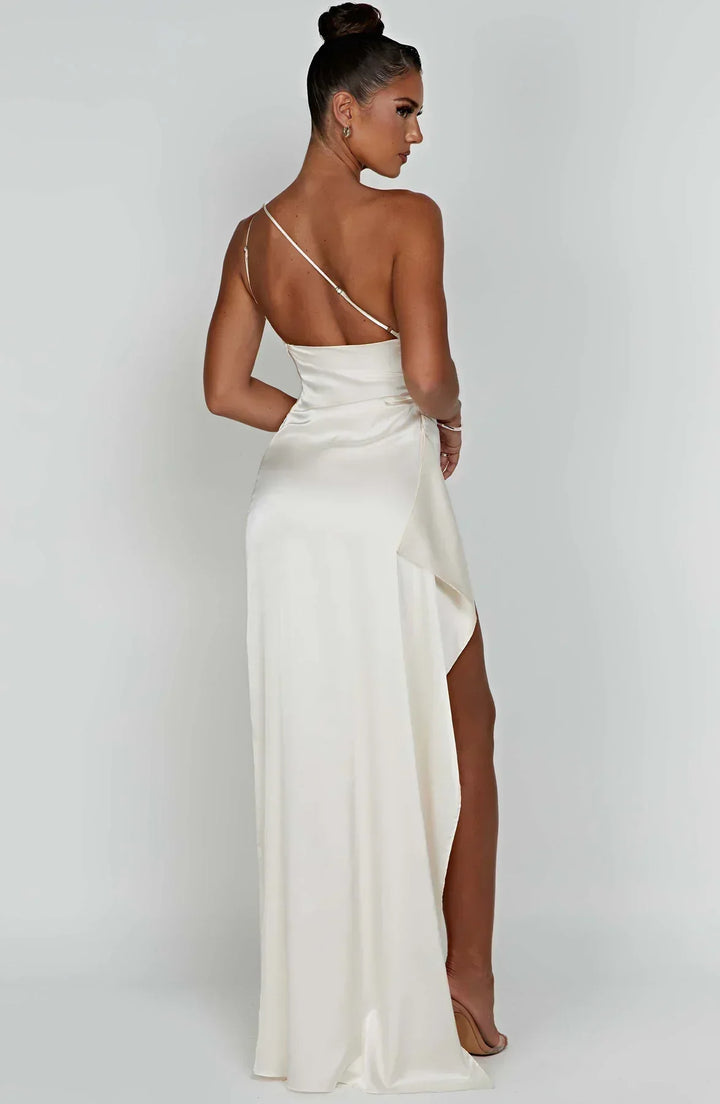 Fallon Elegante Maxi Jurk met Split
