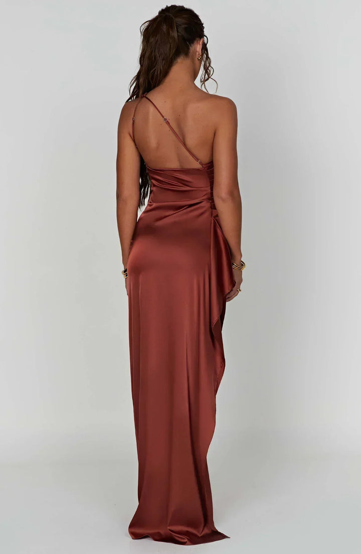 Fallon Elegante Maxi Jurk met Split