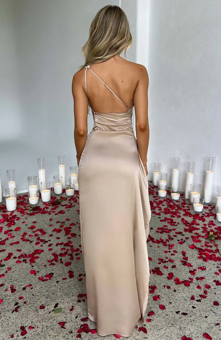 Fallon Elegante Maxi Jurk met Split