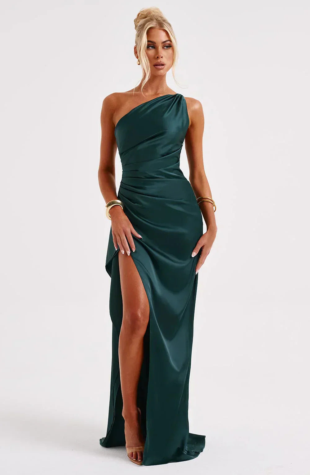 Fallon Elegante Maxi Jurk met Split