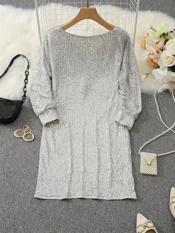 Lize Elegante Mini Jurk met One-shoulder