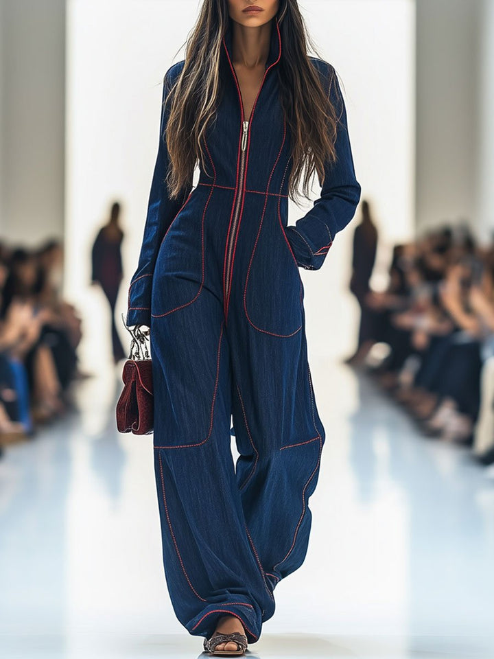 Felicity Relaxte Jumpsuit met Ritssluiting
