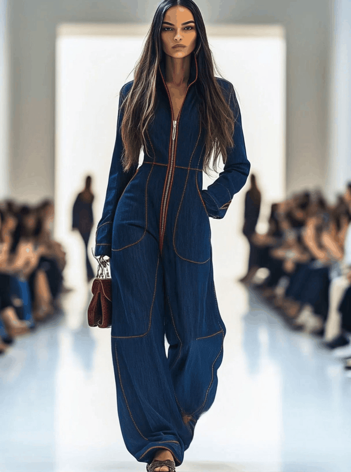 Felicity Relaxte Jumpsuit met Ritssluiting