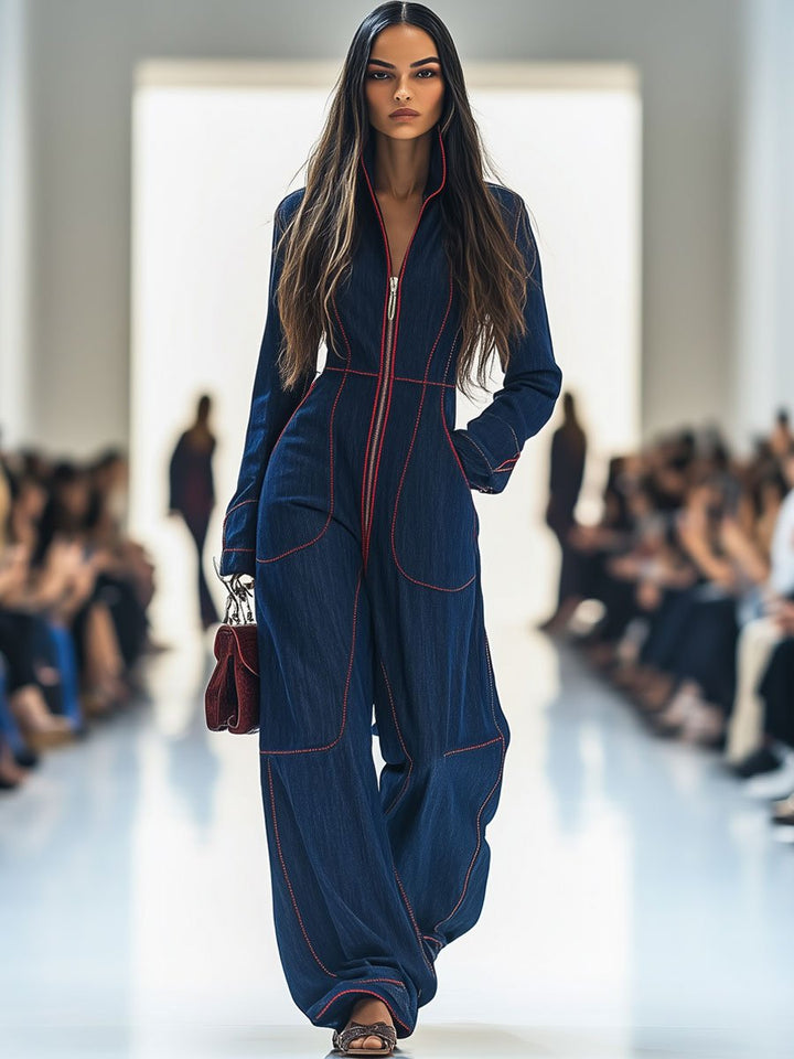 Felicity Relaxte Jumpsuit met Ritssluiting
