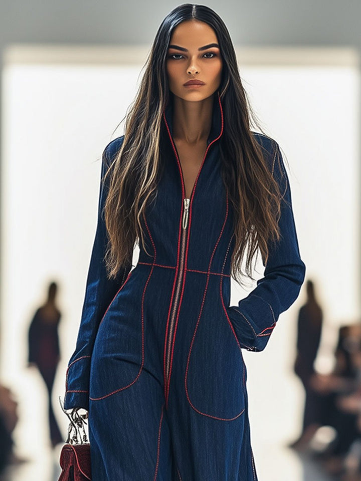 Felicity Relaxte Jumpsuit met Ritssluiting