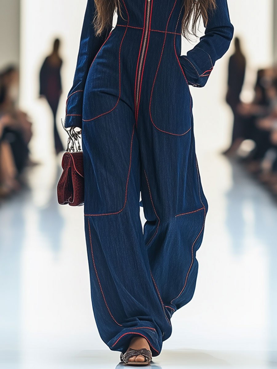 Felicity Relaxte Jumpsuit met Ritssluiting