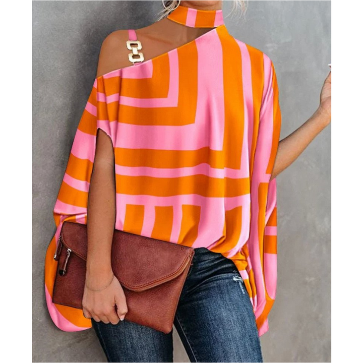 Francesca Verfijnde Top met Off-shoulder