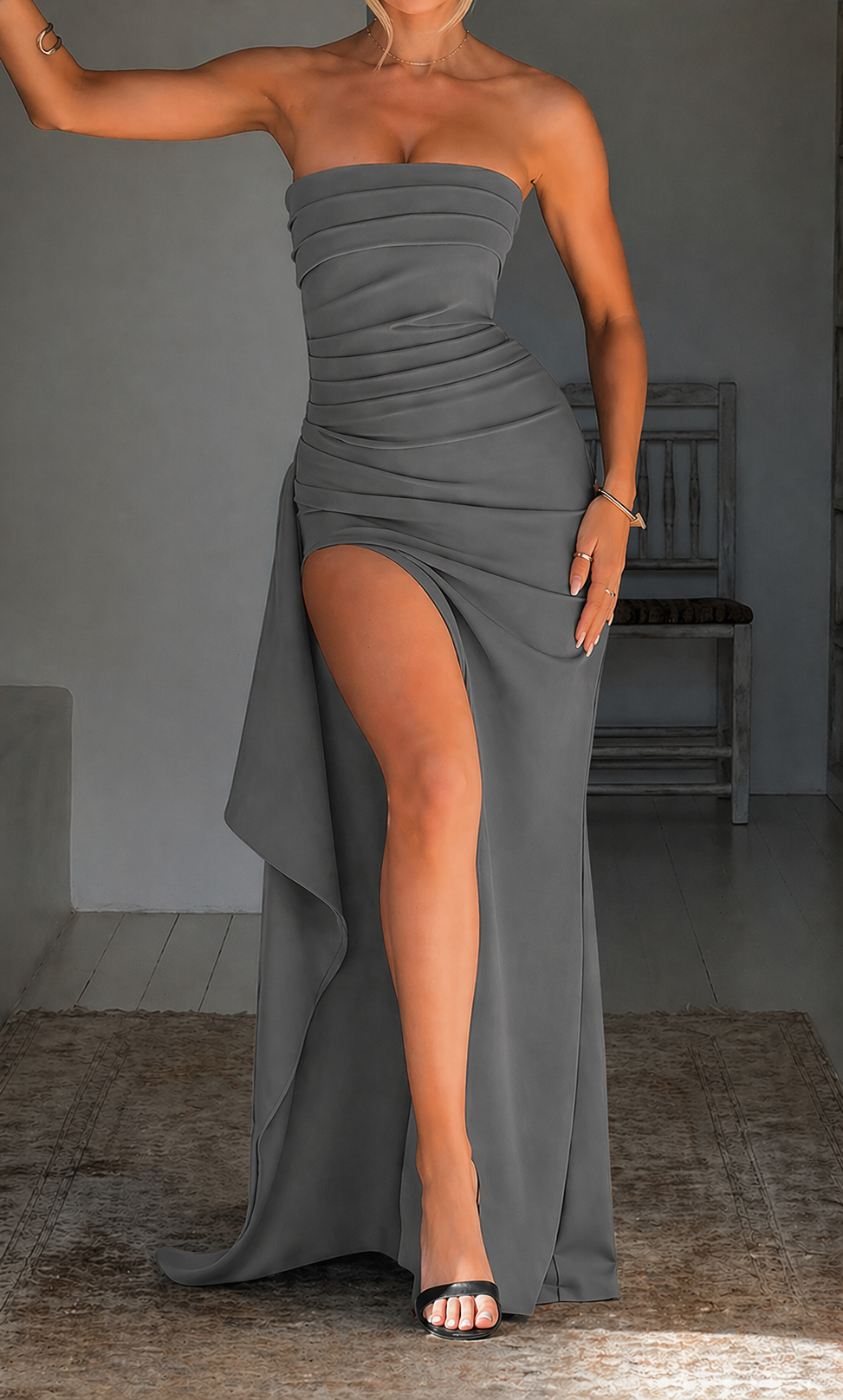 Mila Getailleerde Jurk