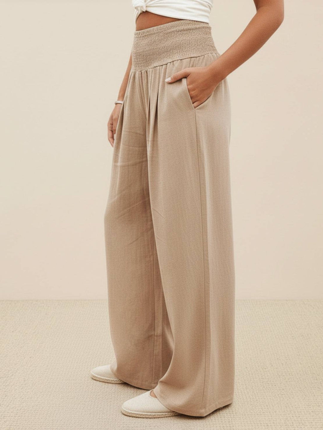 Dune Wijde Broek met Plooien