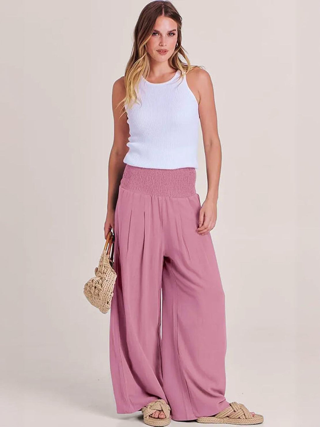Dune Wijde Broek met Plooien