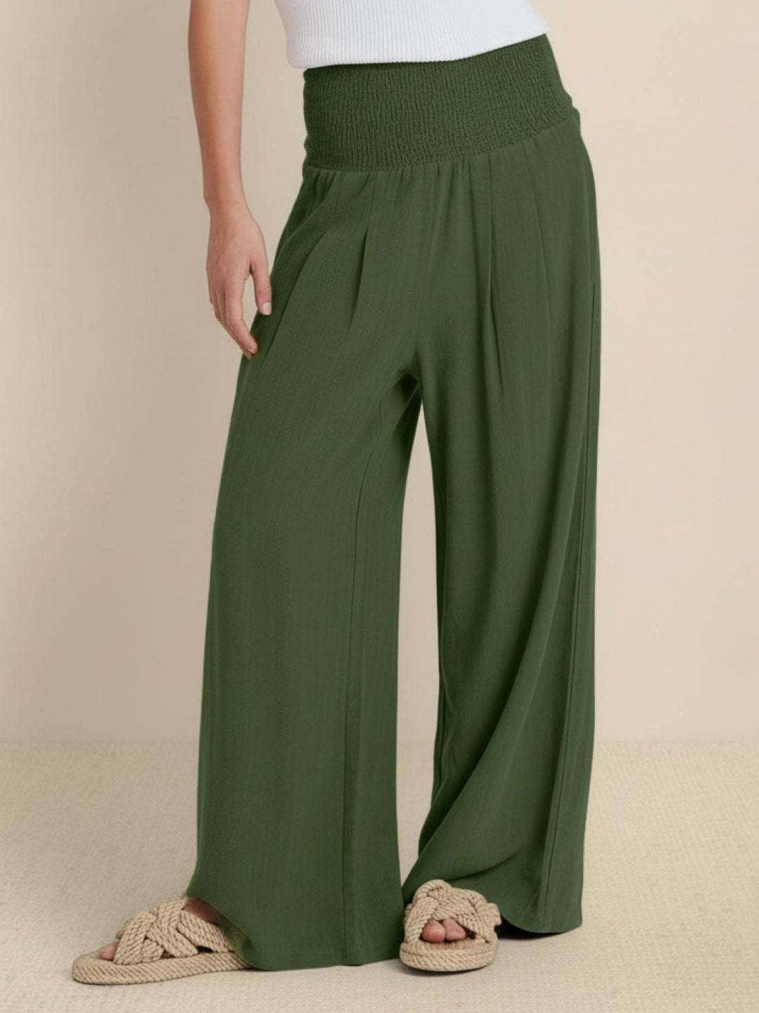 Dune Wijde Broek met Plooien